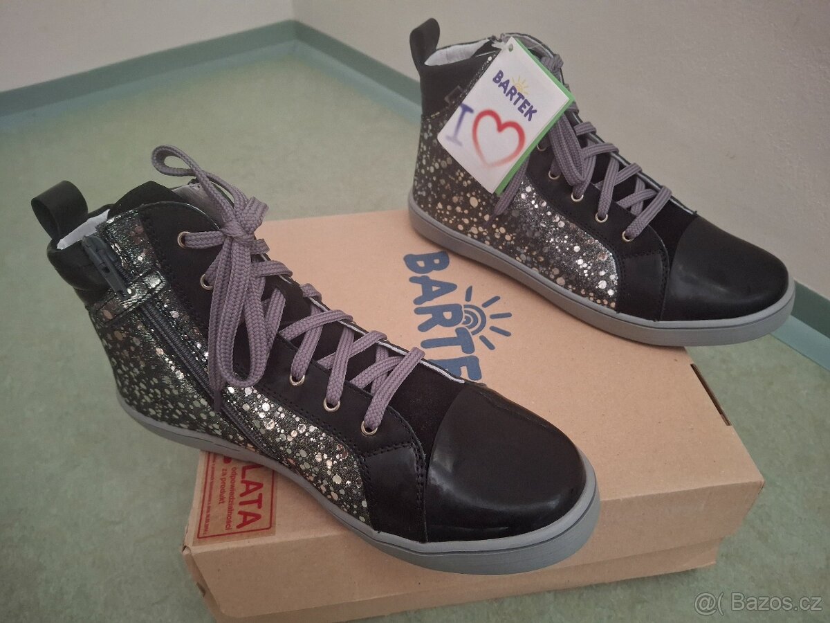 Nádherné celoroční celokožené boty Bartek, vel. 38 - 2