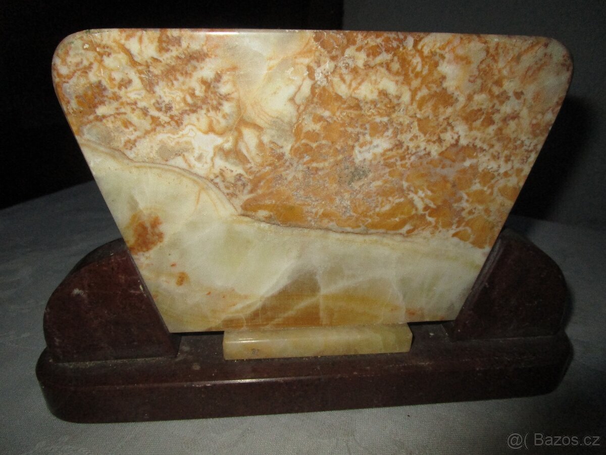 Mramorový kalamář, těžítko - 2