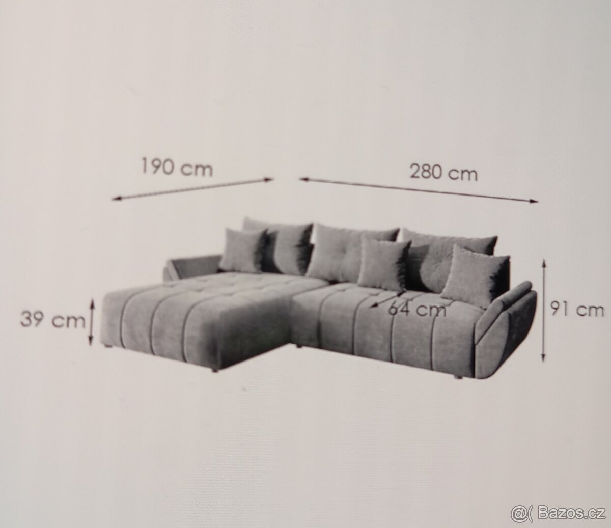 Rozkládací Sedací souprava - 2