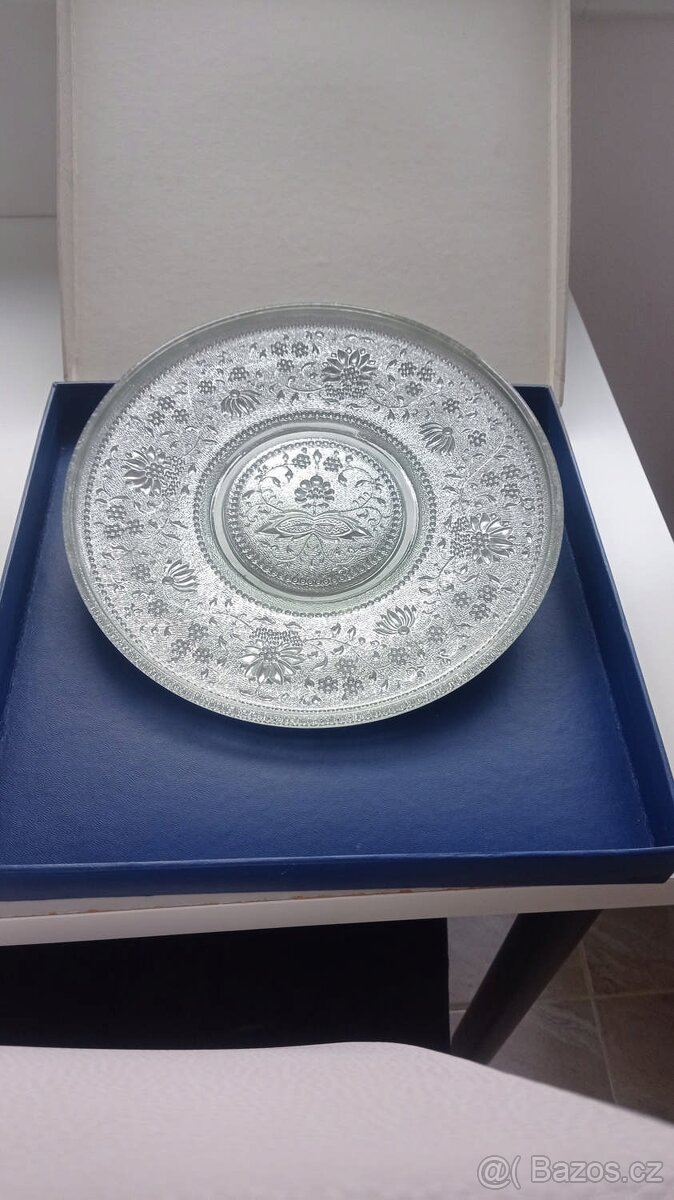 Sběratelský skleněný talíř (ČSSR, export/Tuzex) - 2