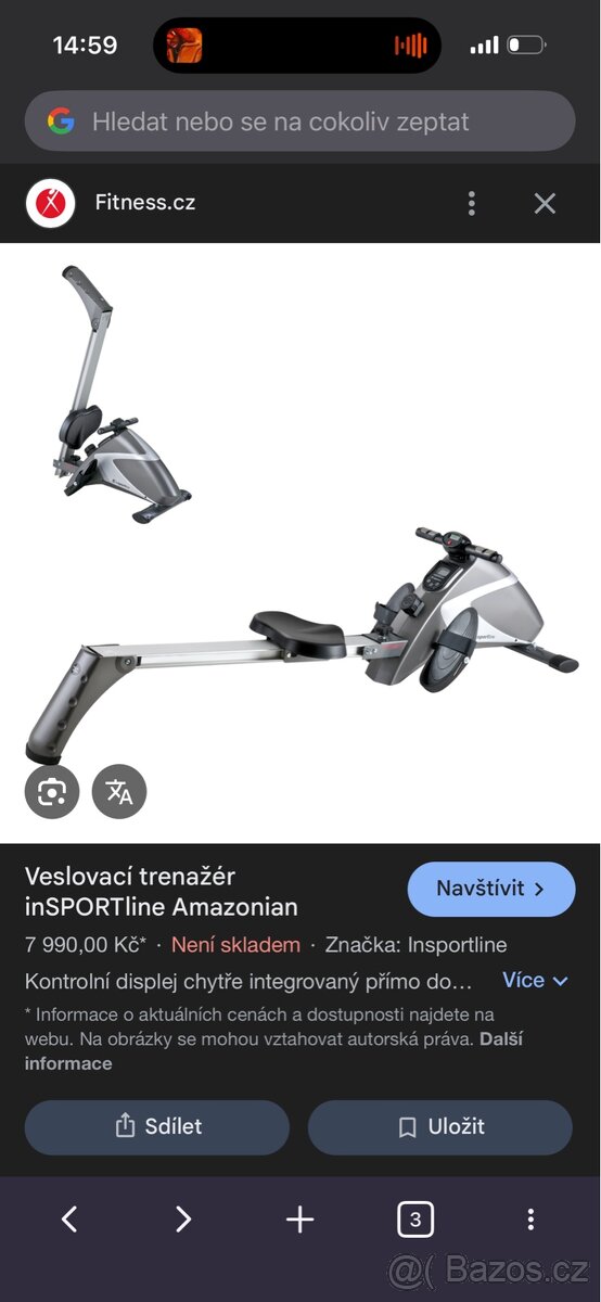 Veslovací stroj - 2