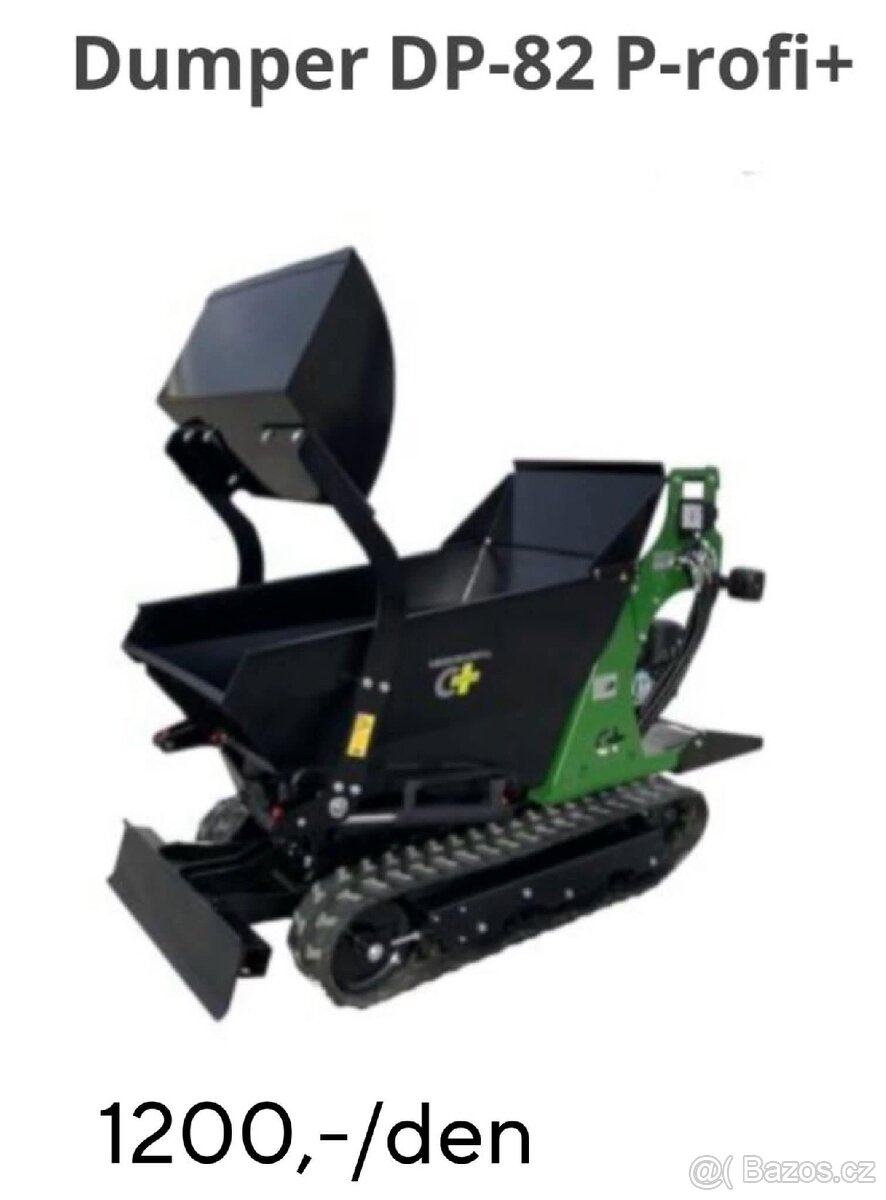 Pronájem minibagr a dumper - 2