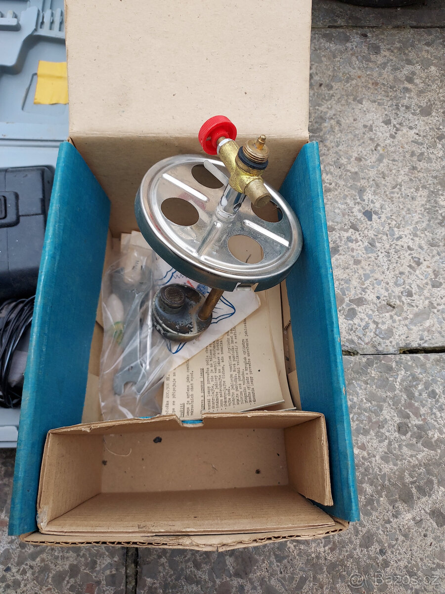 Retro vrtačky a brusky, lampa na PB - 2