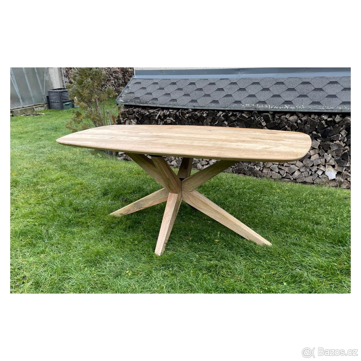 Masivní jídelní stůl Mango – 180 cm - 2