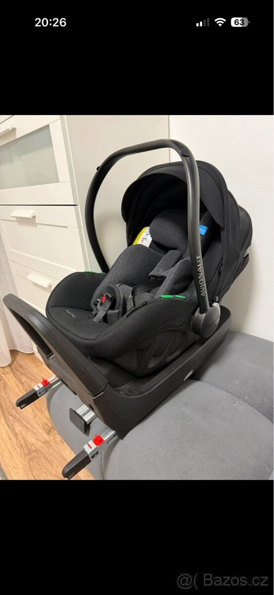 Autosedačka Avionaut se základnou ISOFIX. - 2