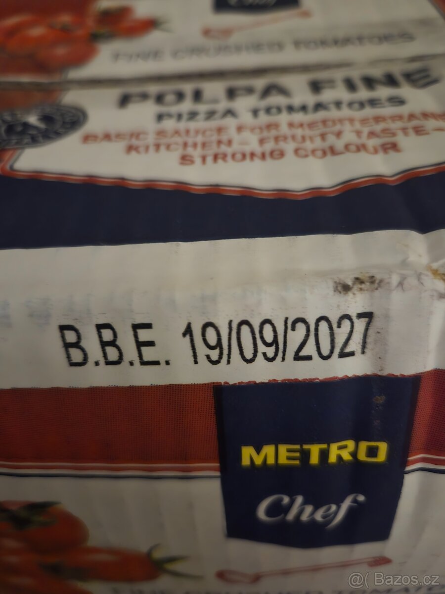 Drcená rajčata Metro chef - 2