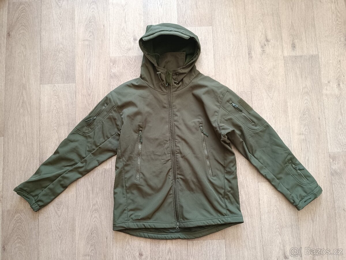 Pánská softshellová souprava (khaki) - 2
