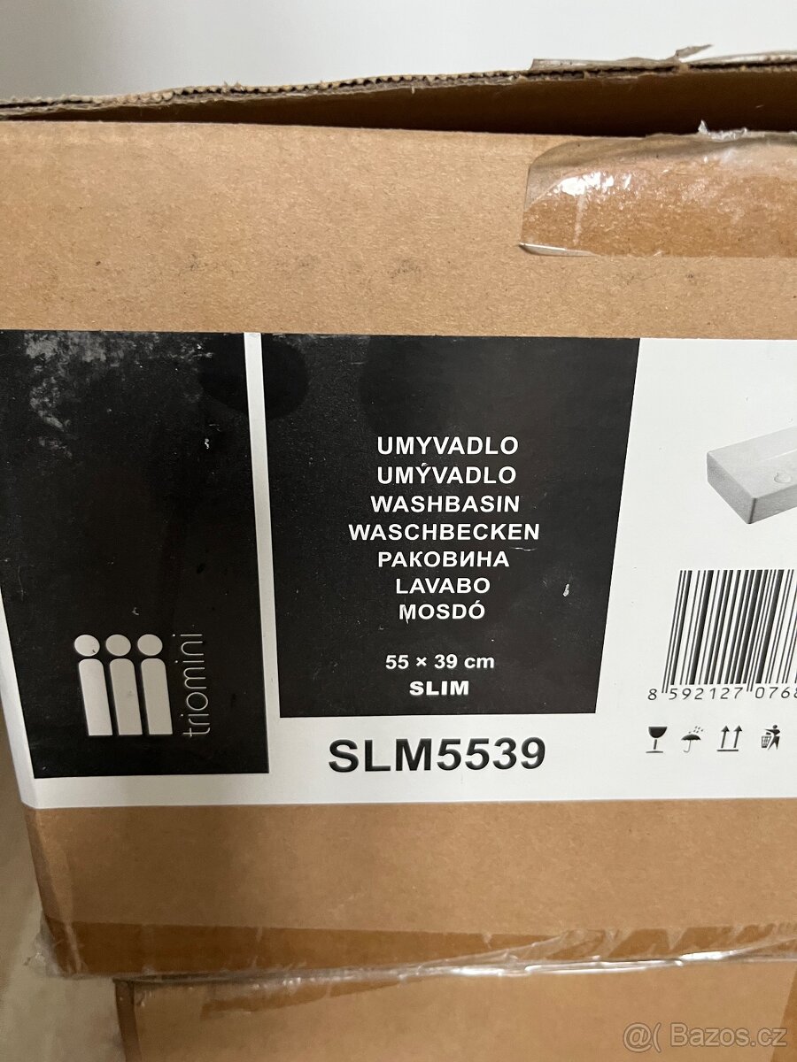 Umyvadlo hranate - 2