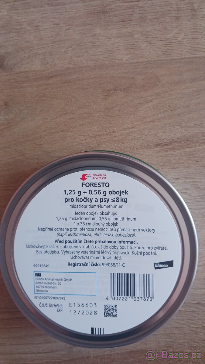 Novy obojek Foresto - 2