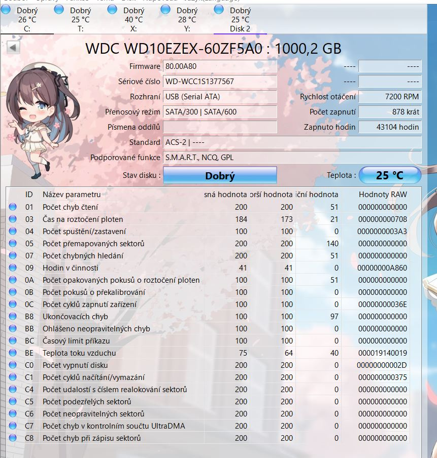 3.5" SATA HDD WD Blue, 1 TB - 2