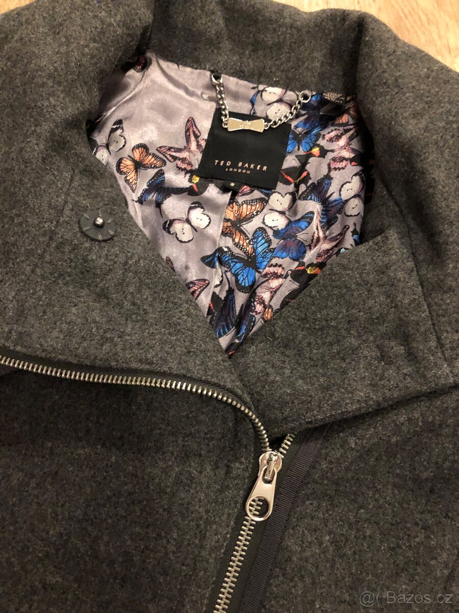 Vlněný zimní dámský kabát Ted Baker - 2
