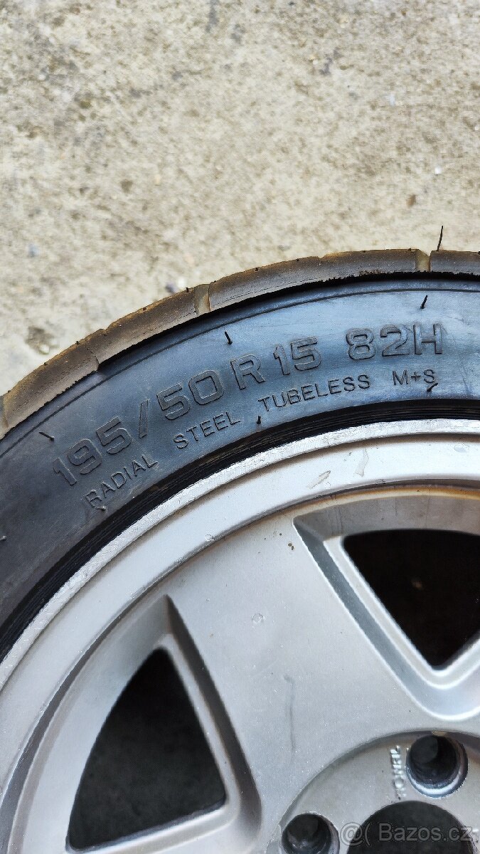 ALU 4x100 R15 + semislicky - 2