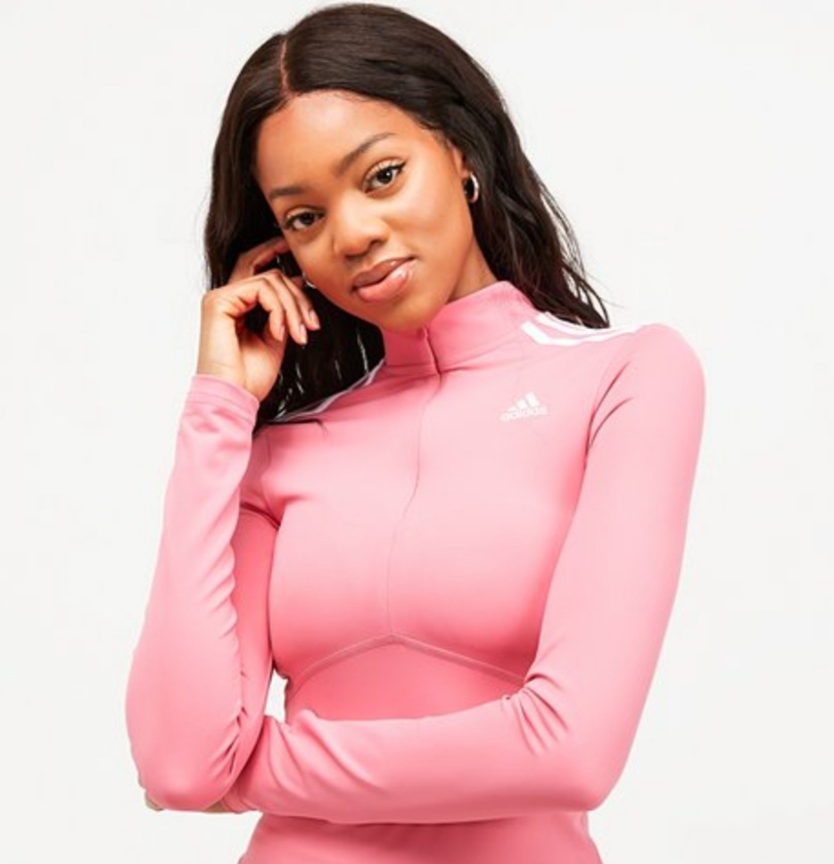 Růžové tričko adidas - 2