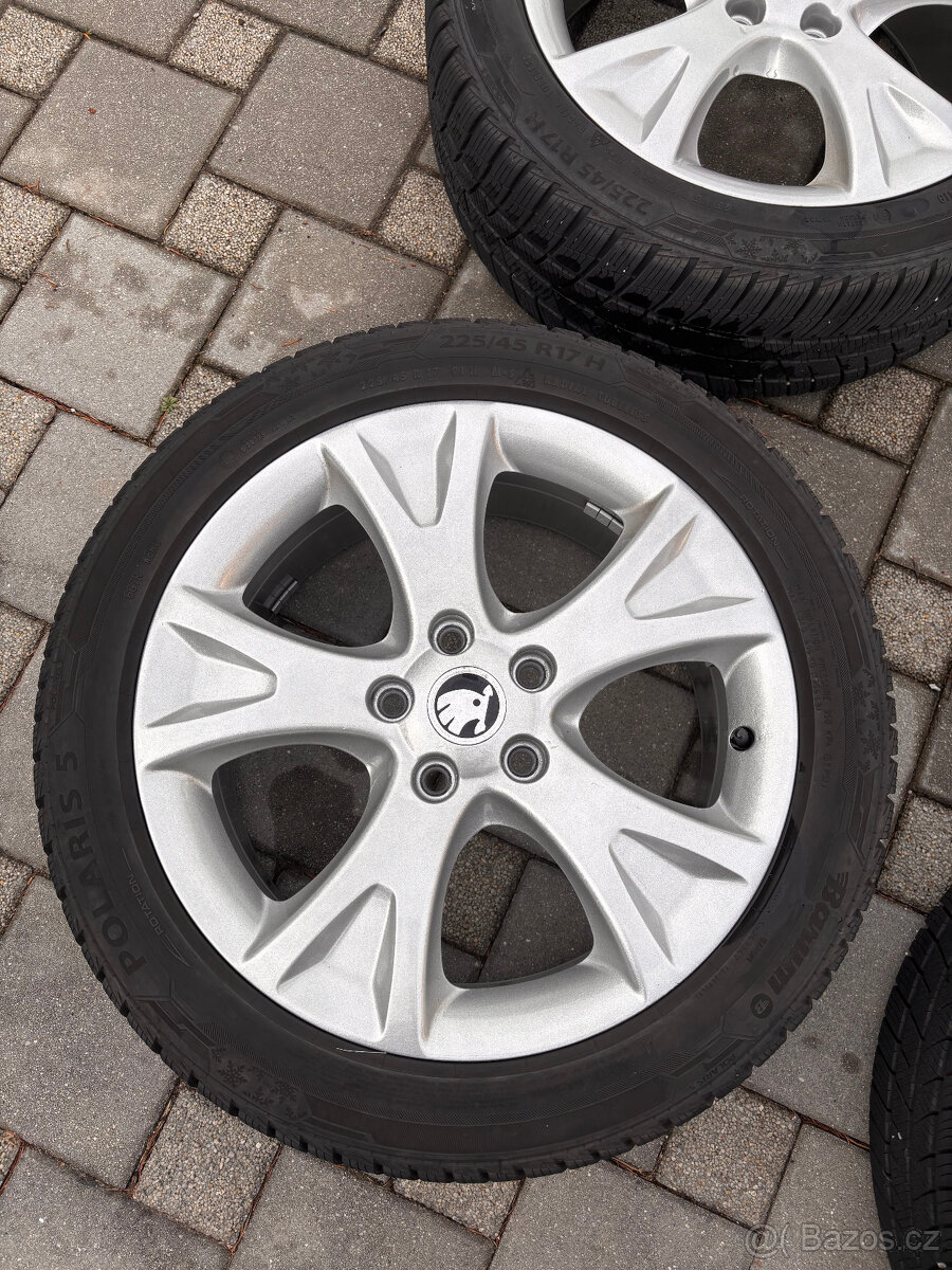 Alu 5x112 Škoda Pallas R17 - zimní sada - 2