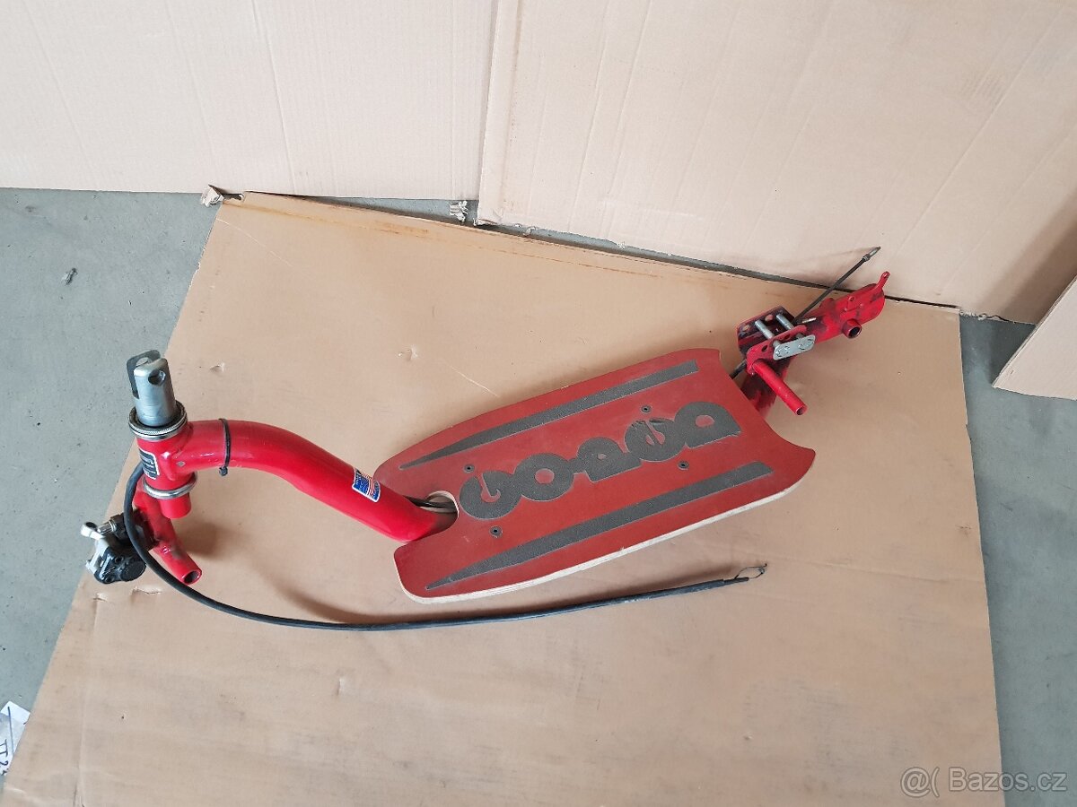Rám s deskou + brzdiče - Koloběžka GOPED - 2