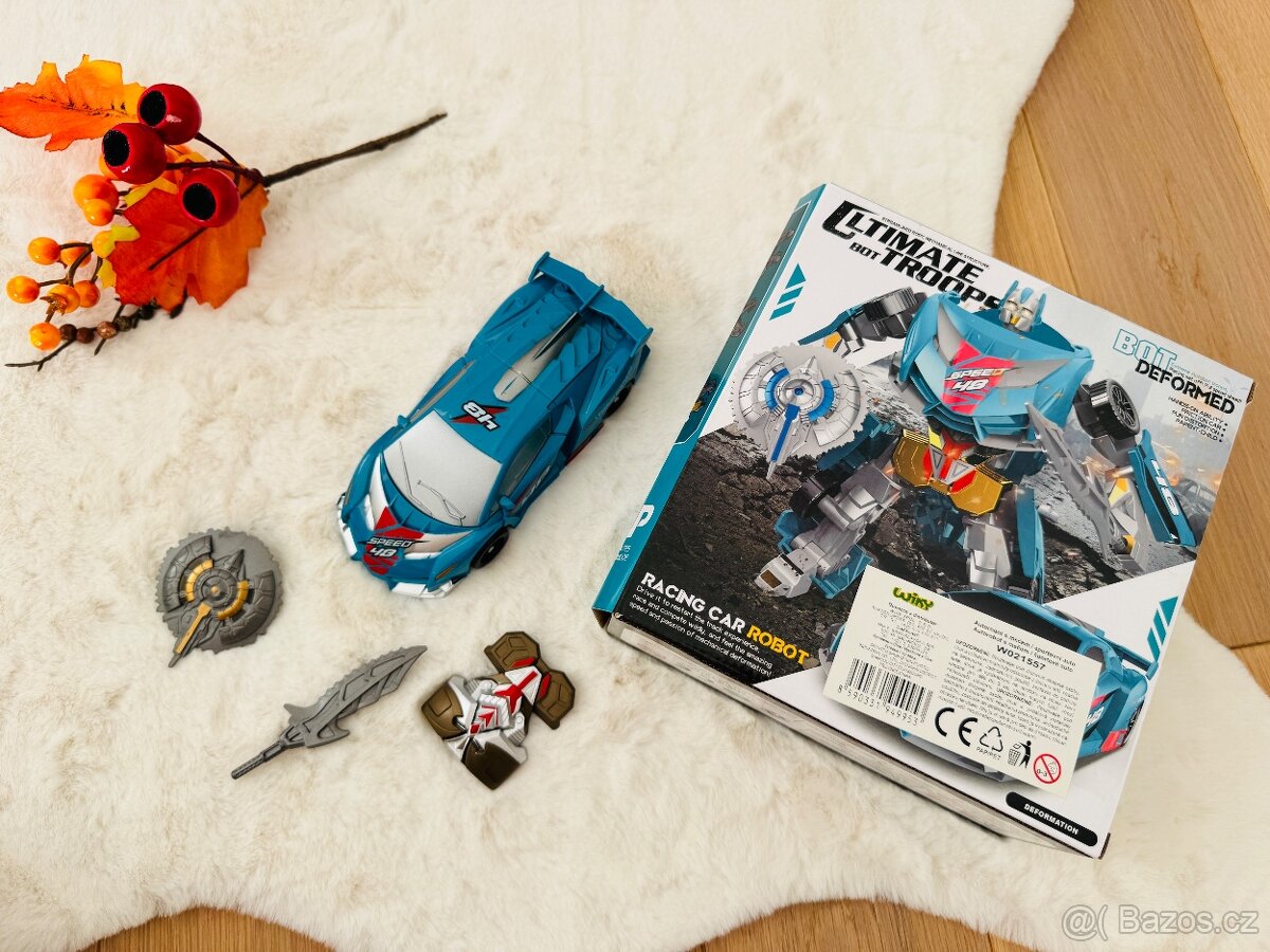 đźš— TransformujĂcĂ závodnĂ auto / robot – novĂ© - 2