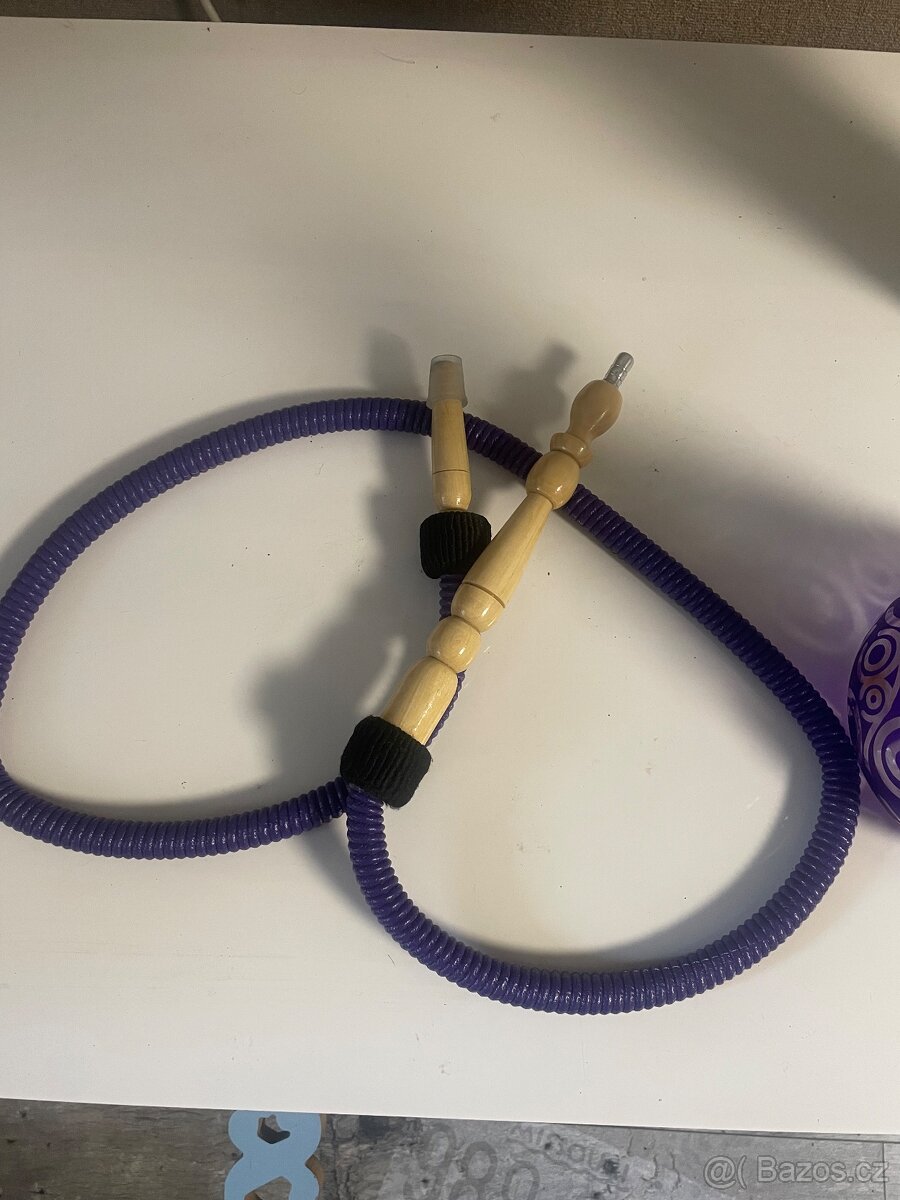 Vodní dýmka 65 cm, Aladin ROY 20 fialová - 2