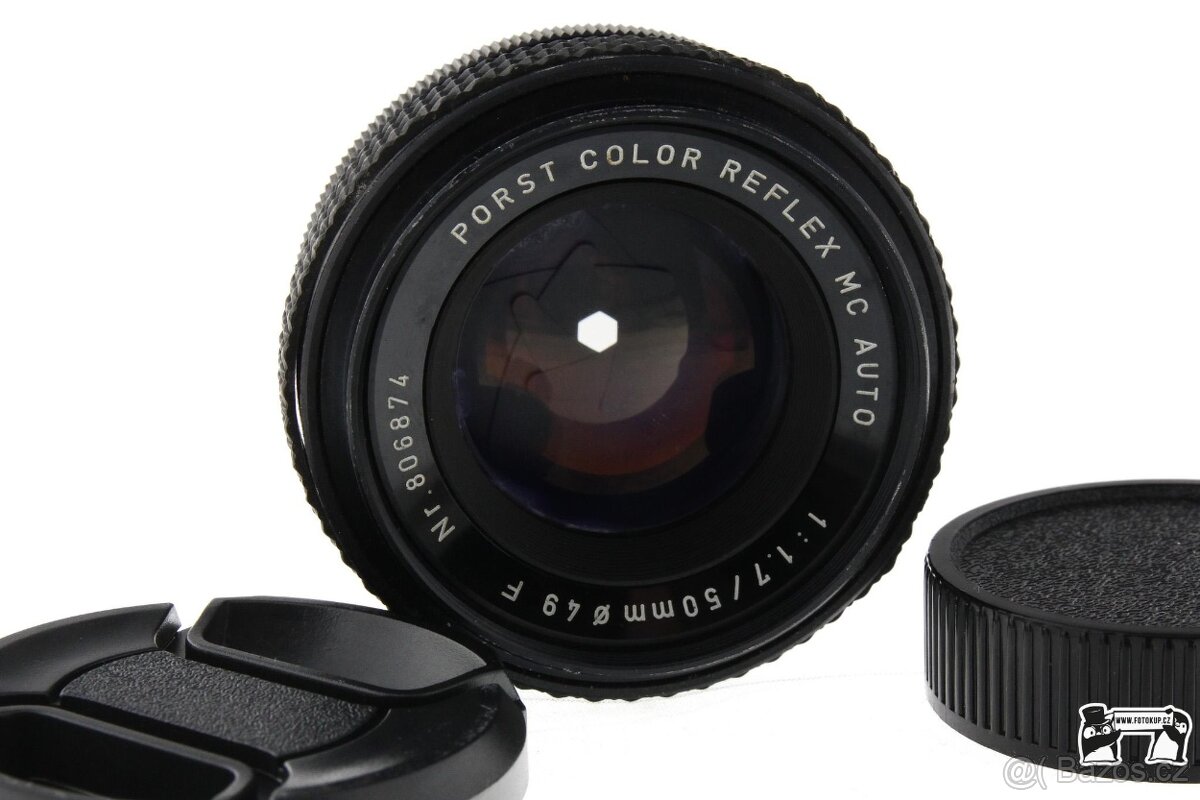Porst Color 50mm f/1.7 M42 Full-Frame + adaptér - 2