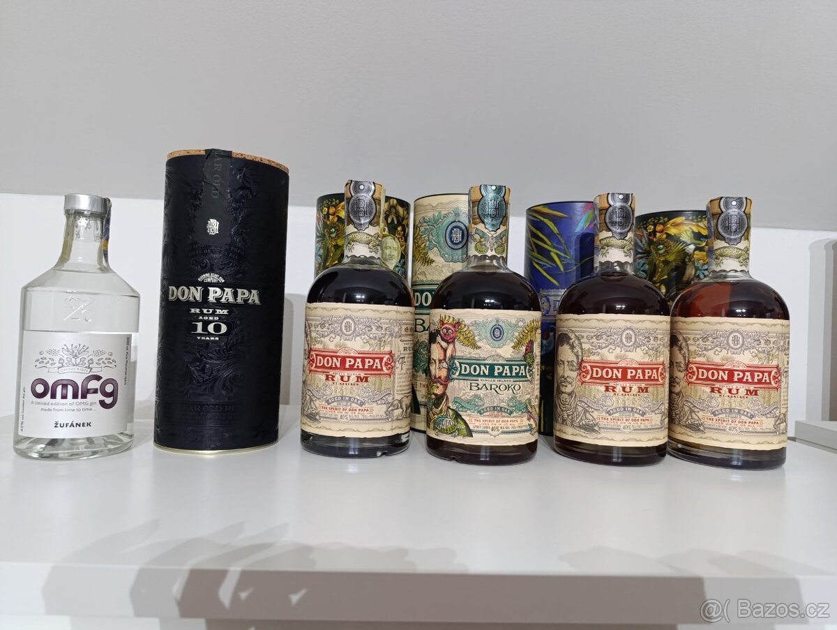 Rum Zacapa + Don Papa + Žufánek OMFG 2021 – sbírka prémiovýc - 2