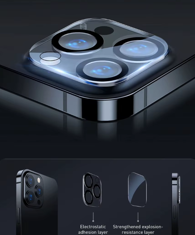 Ochranné sklíčka na kameru Apple Iphone 16 PRO + PRO MAX - 2