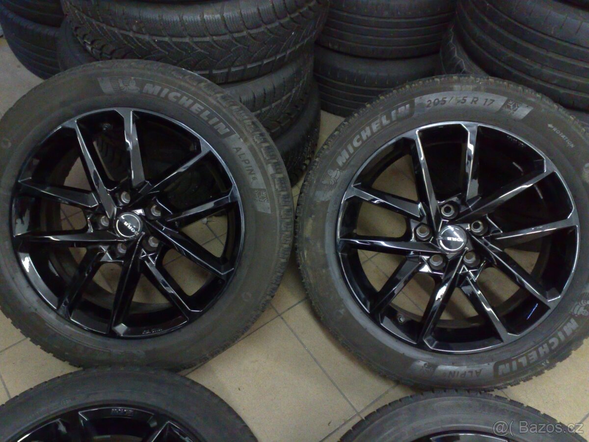 alu kola 5x112 r17 zimaky 205/55/17 - 2