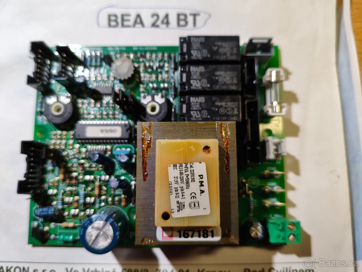 Řídící jednotka pro plynový (turbo) kotel DAKON BEA 24 - 2