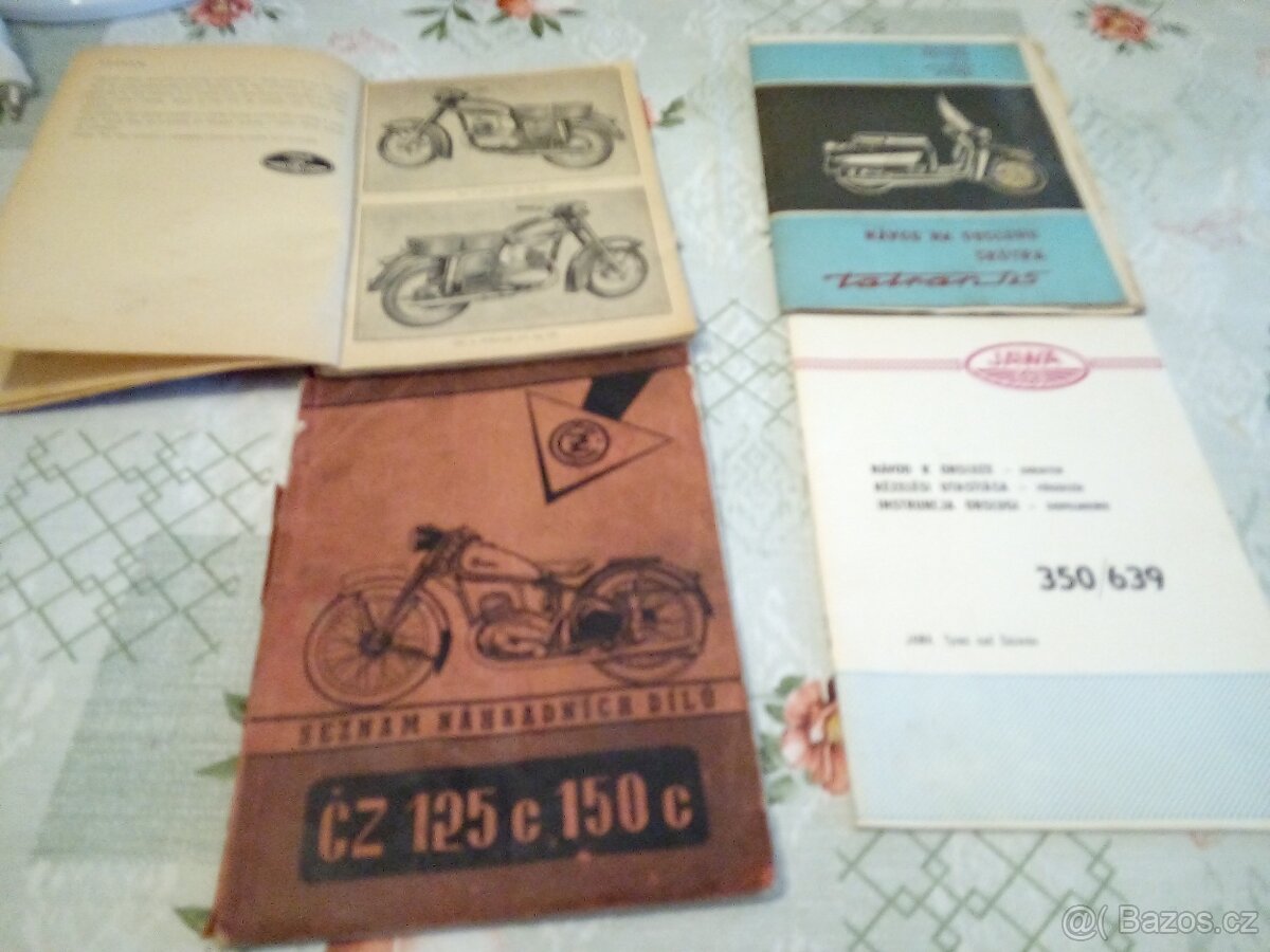 prodám moto knížky - 2