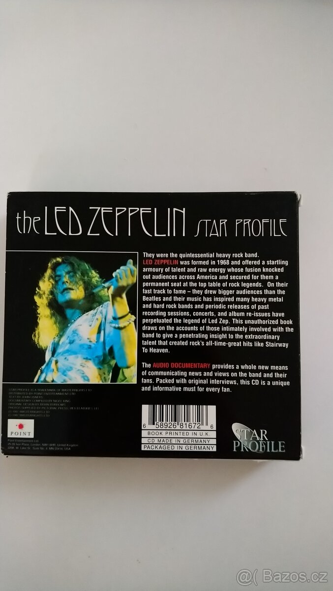 CD Led Zeppelin - Star Profile + fotokniha - 2