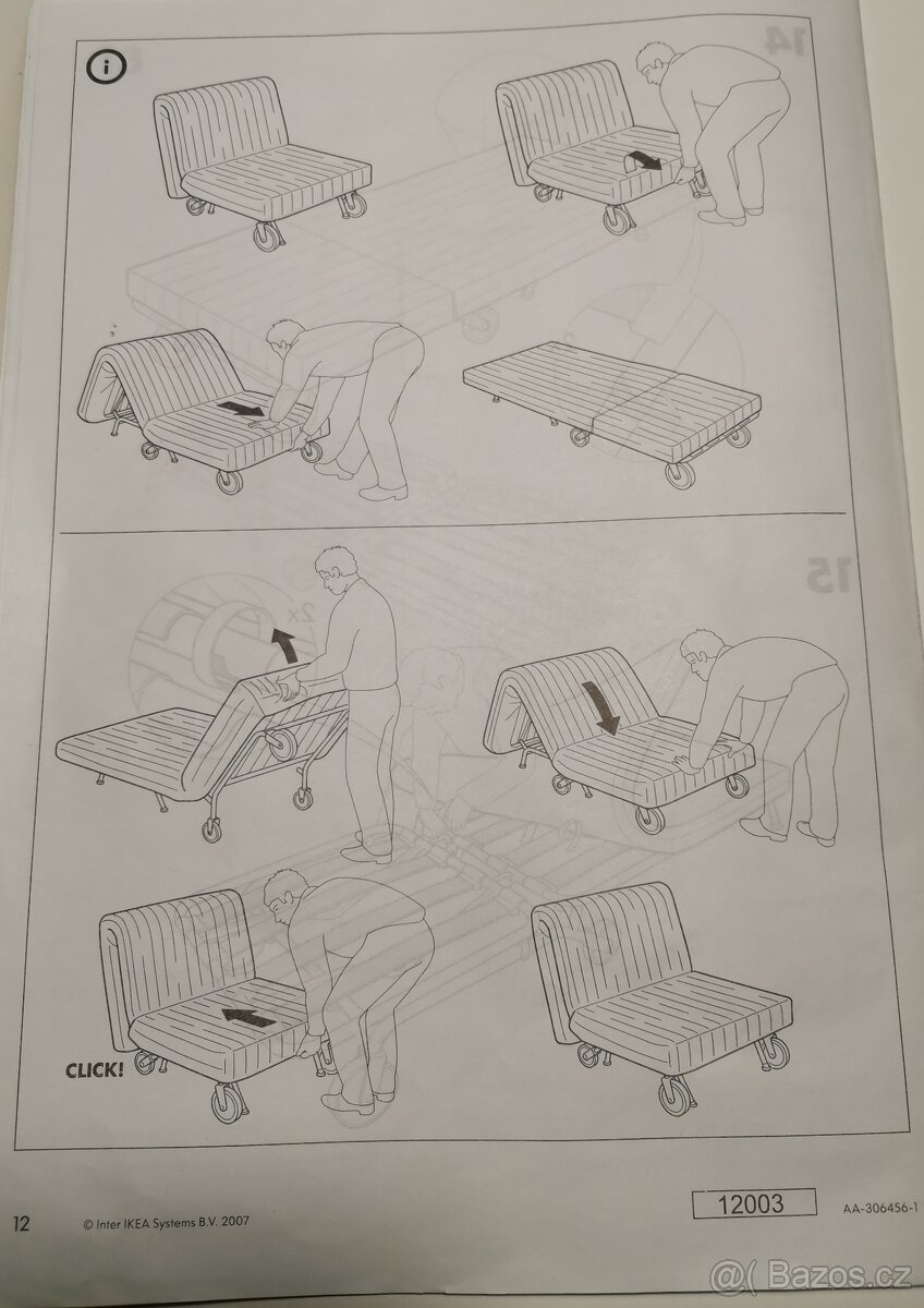 Rozkládací křeslo IKEA - 2