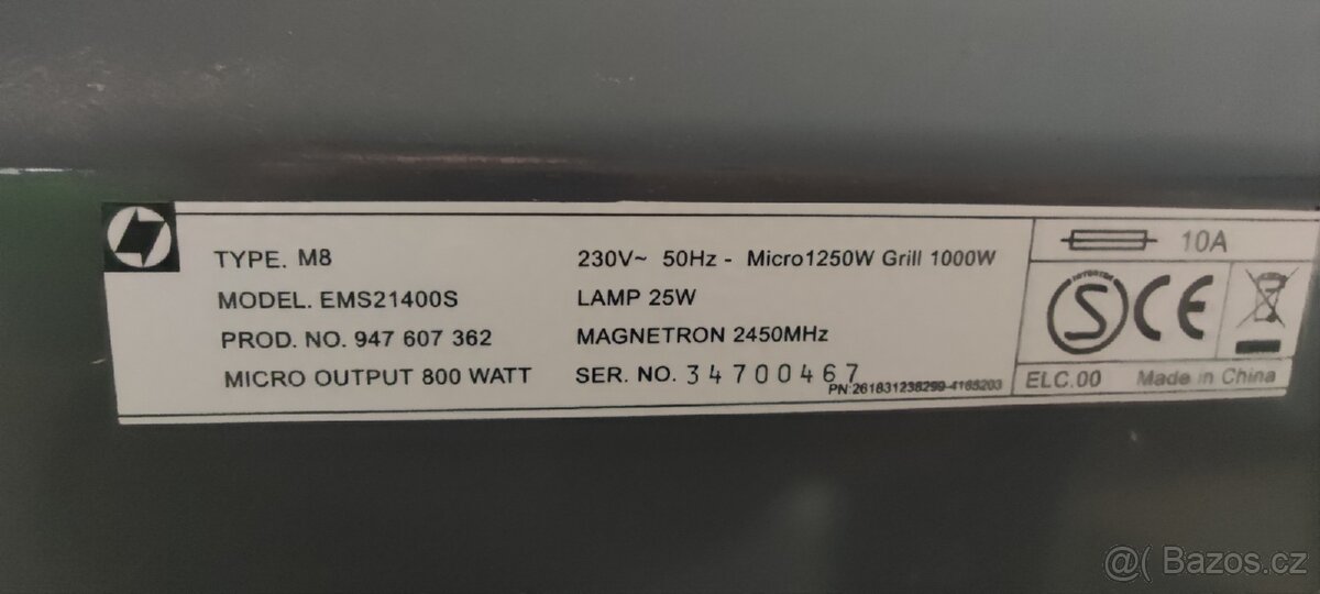 Mikrovlnná trouba Electrolux Ems21400S - 2