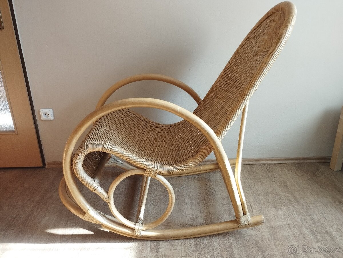 Ratanové houpací křeslo - 2