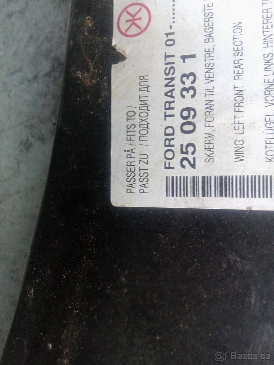 Lem předního blat.L+P Ford transit 00-05 - 2