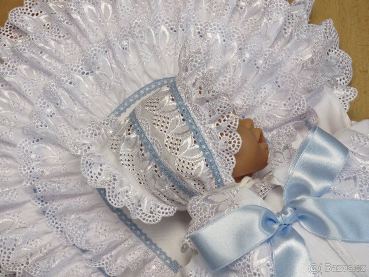Krajková zavinovačka s čepičkou - 2