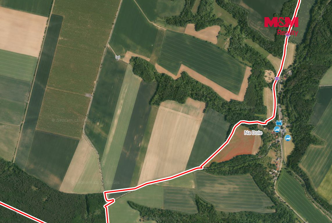Prodej pole, 30720 m², Vysoká - 2