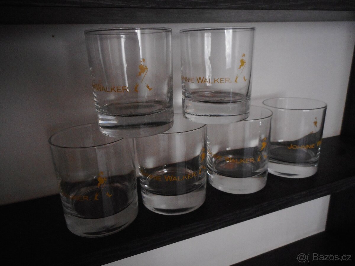 Sklo panáky Johnnie Walker - 2