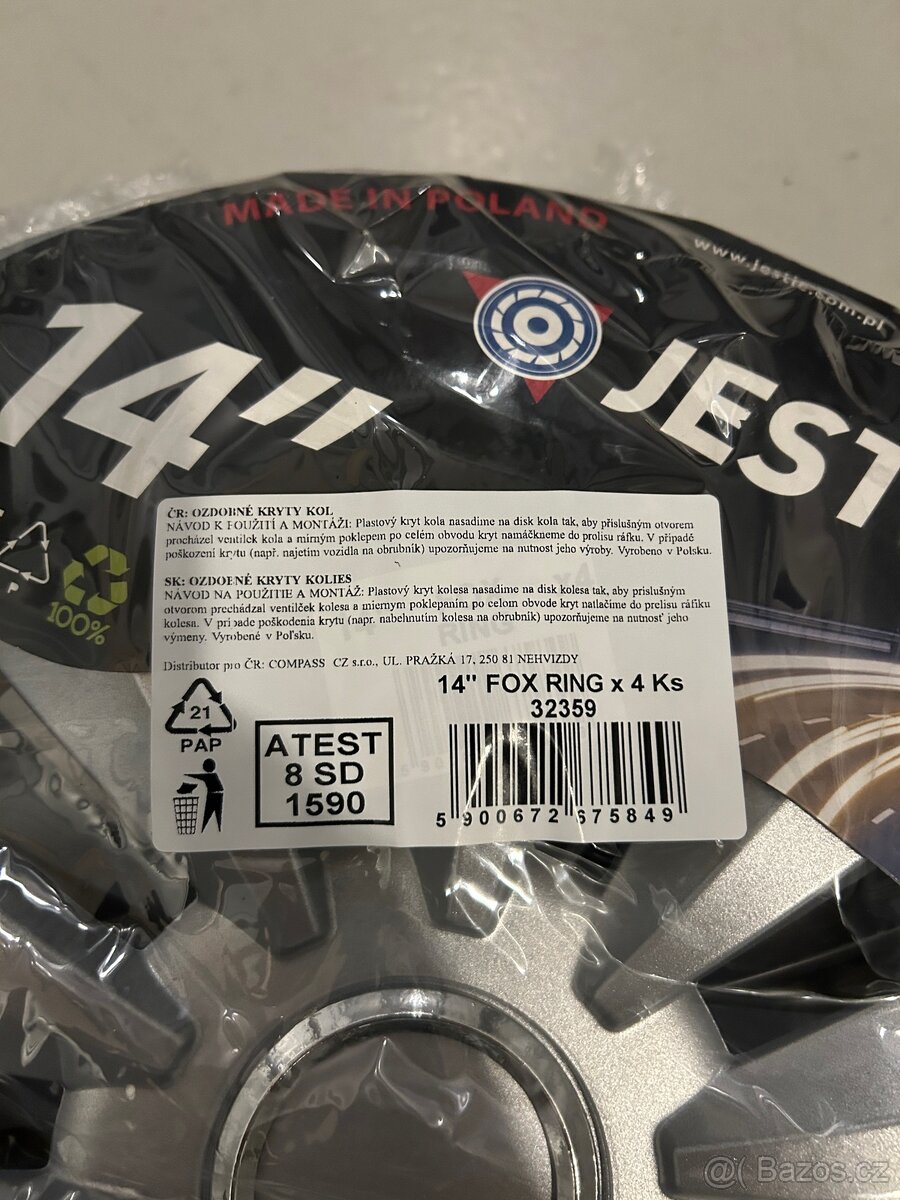 3 ks 14” KRYTY KOL FOX RING - 2