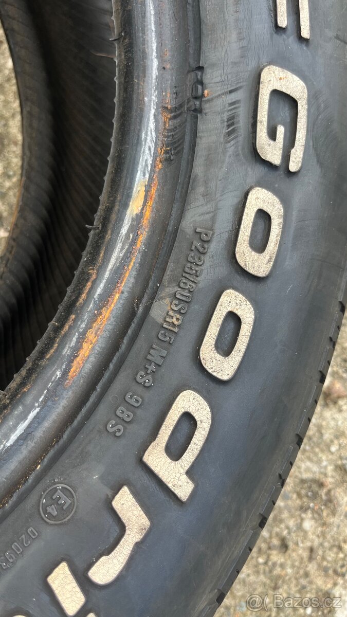 Prodám BF Goodrich 235/60 R15 - 2
