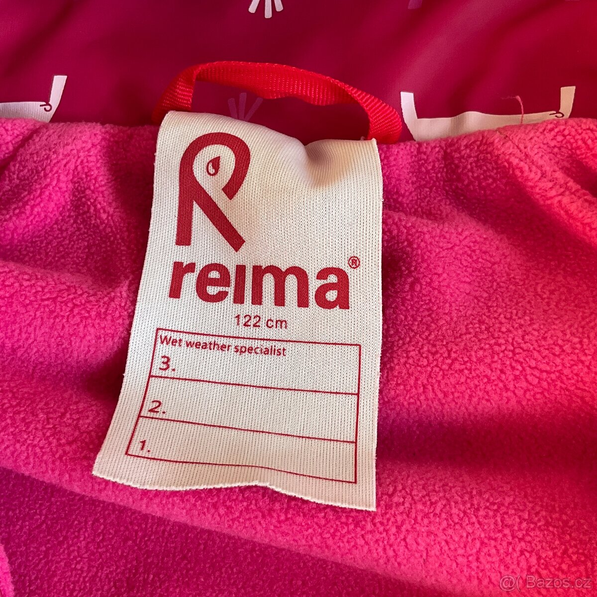 Dívčí teplá bunda do deště- Reima- 122 - 2