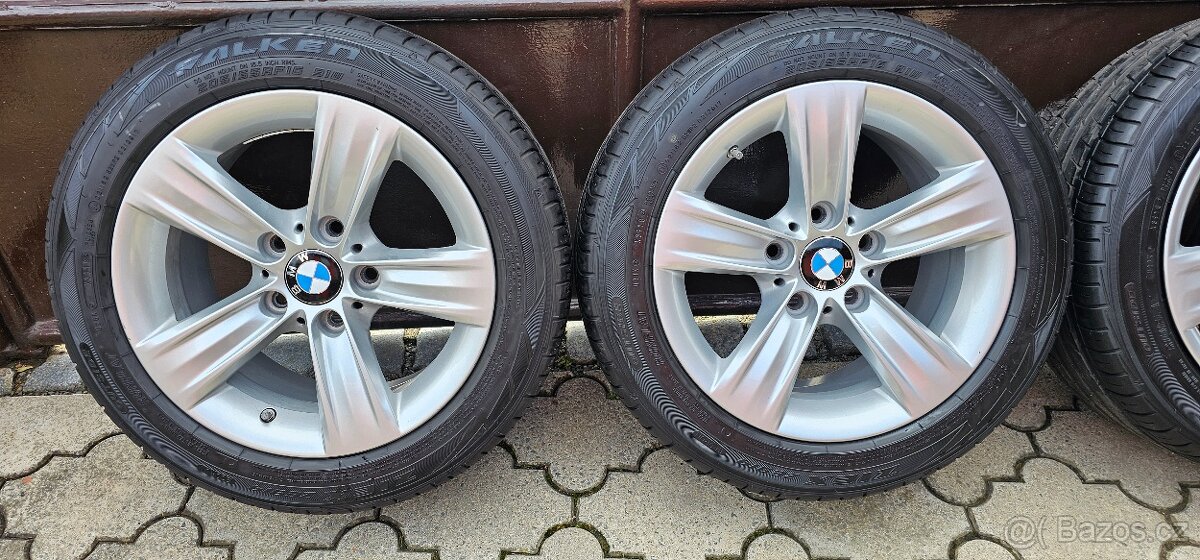 Originál alu BMW 3 F30, F31 5x120 205/55 R16 - 7mm letní