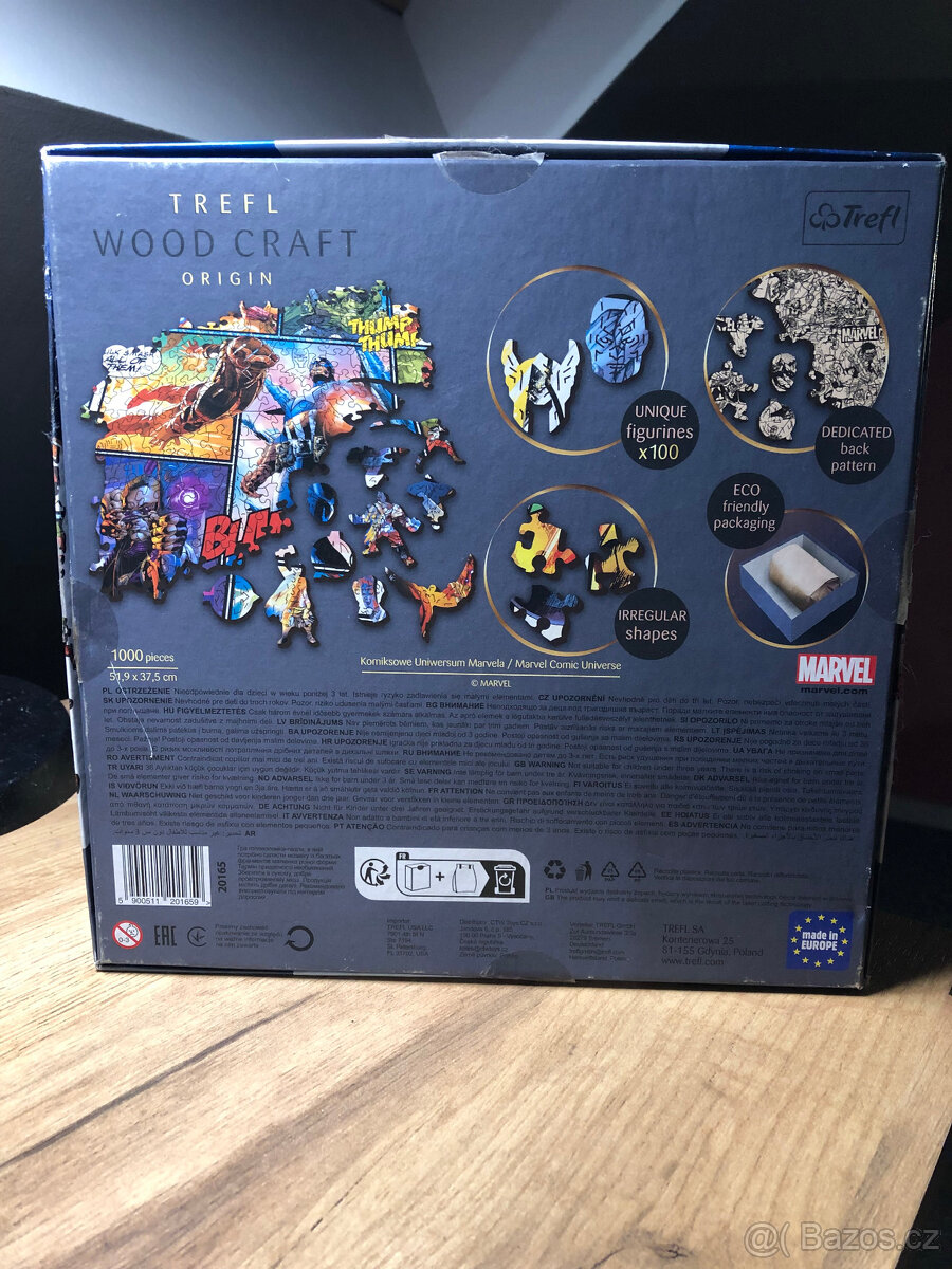 Dřevěné puzzle Avengers - 2