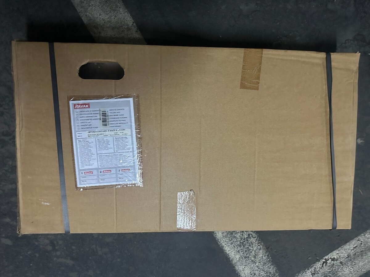 Umyvadlo Ravak Avocado 85x45 cm otvor pro baterii vlevo - 2