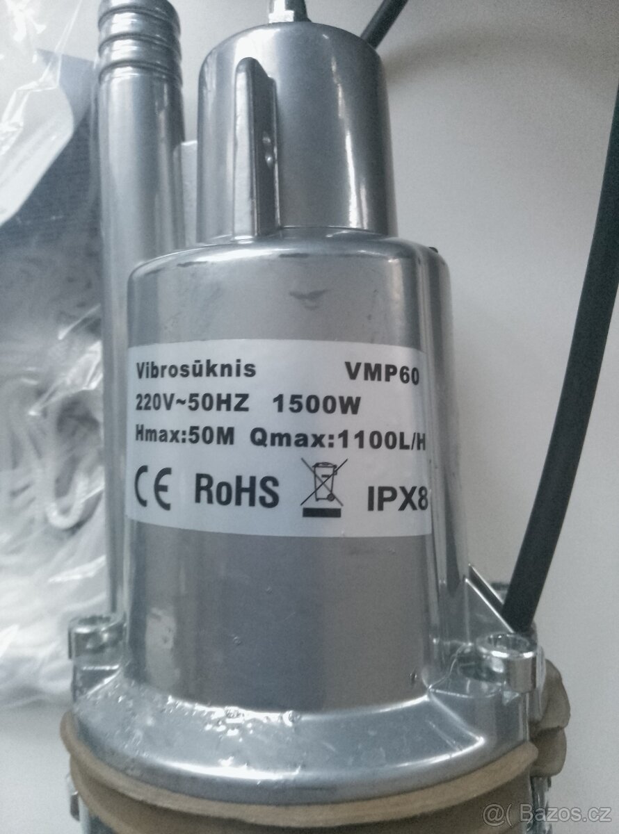 PONORNÉ ČERPADLO-1500W- Nové - 2