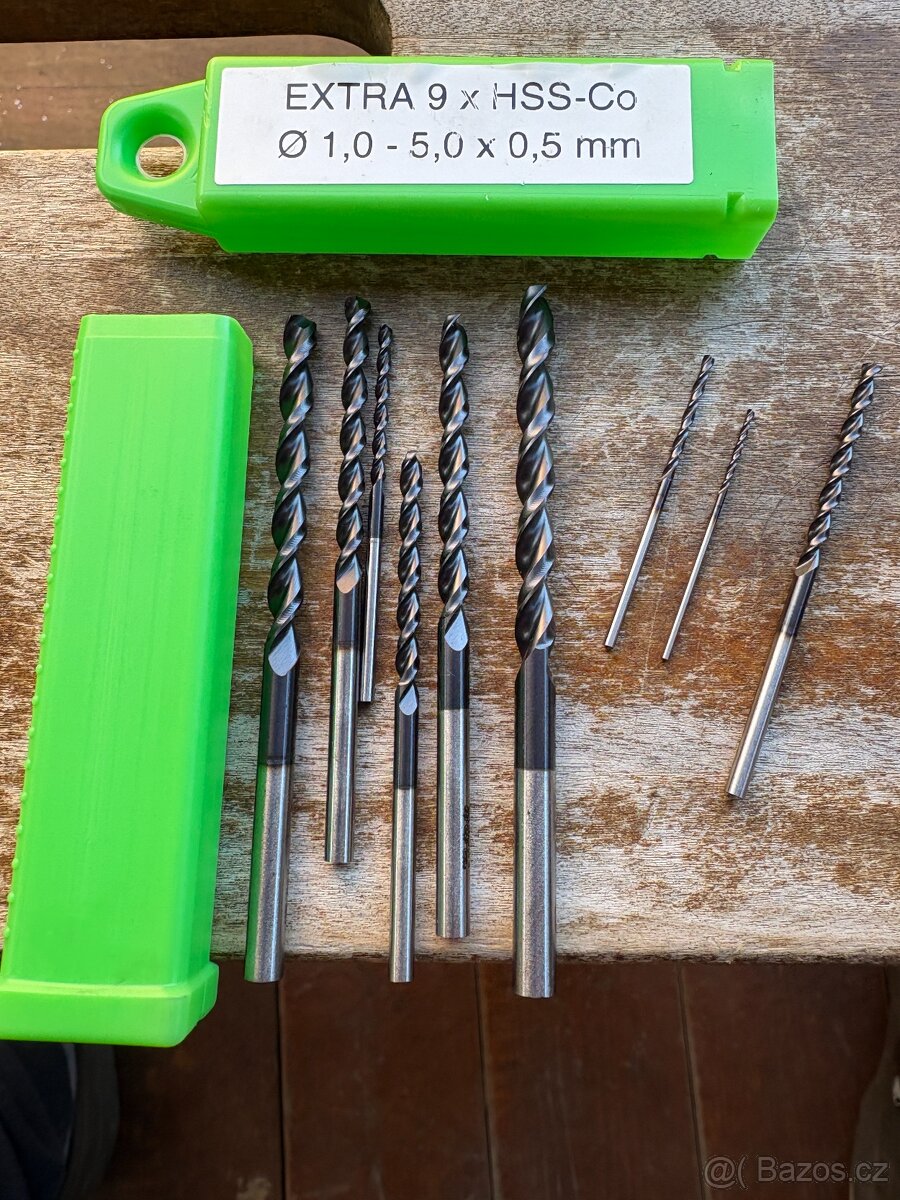 Vrtáky RECA - HSS - HSS Co - HSS Co8 SMĚS,ceny text - 2