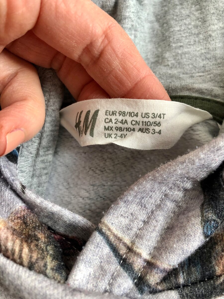 Mikina s dinosaury H&M - 2
