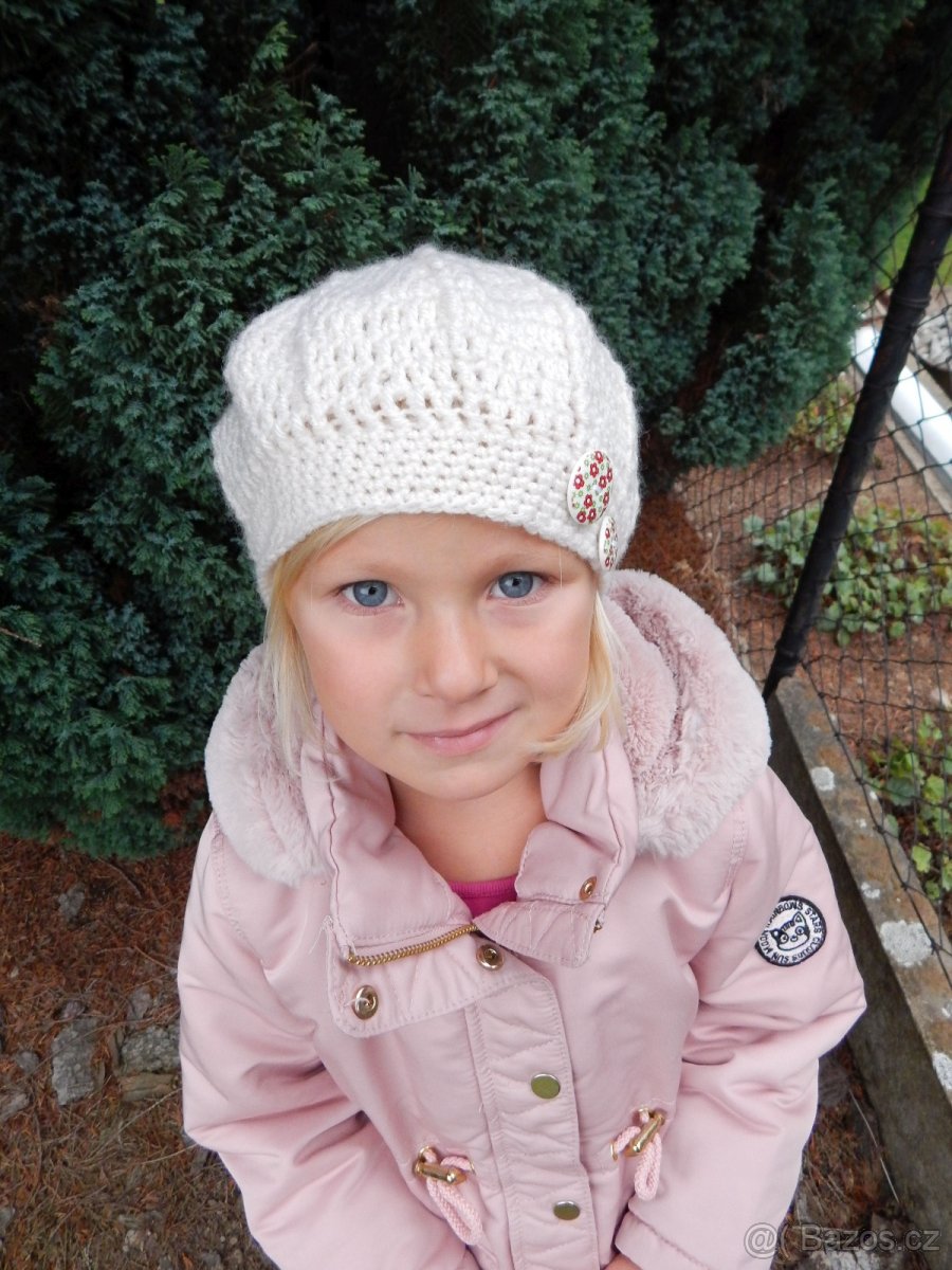 Dívčí baret pro PARÁDNICE - 4 - 5 let - 2