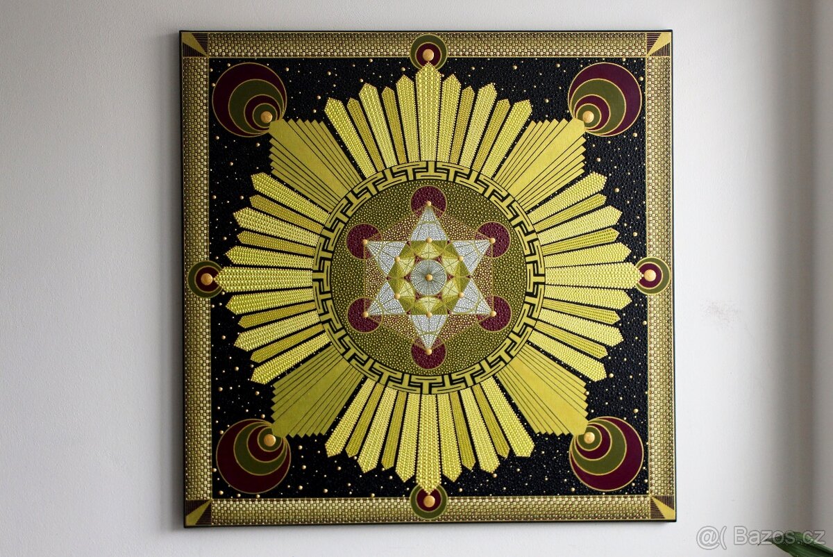 Mezi Vesmírem a Zemí 80x80 cm - 2