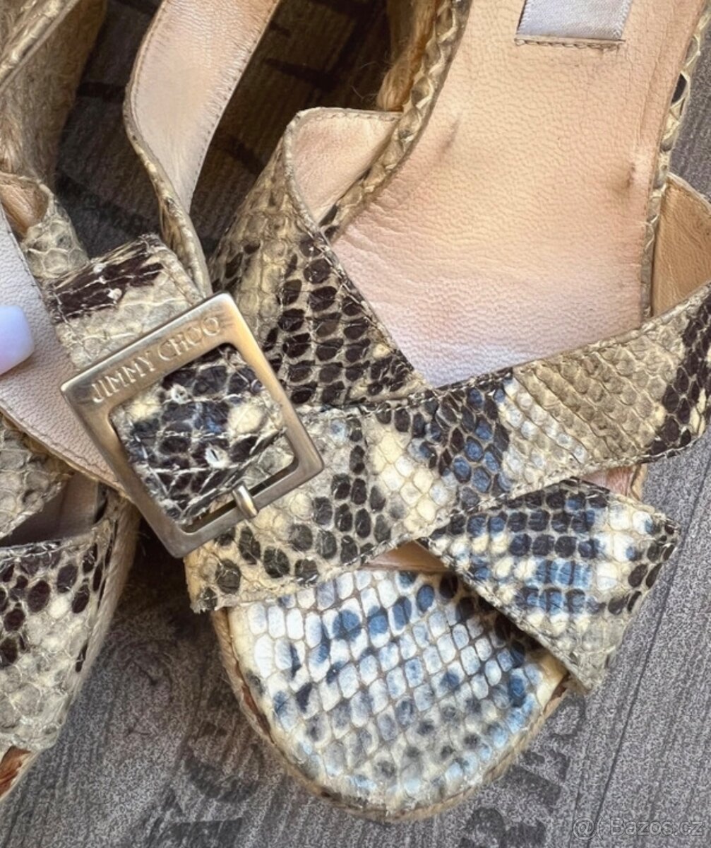 Jimmy Choo boty na klinku, originál - 2