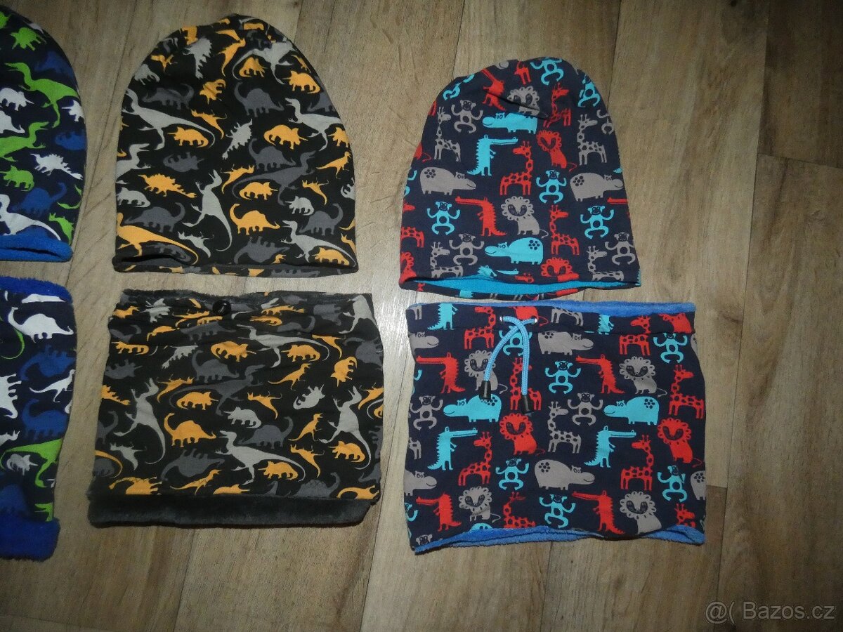 Čepice. hučka nákrčník 116/134 - 2