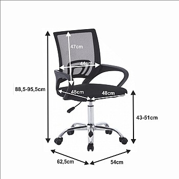 KANCELÁŘSKÁ ŽIDLE MFX 2001 černá - 2