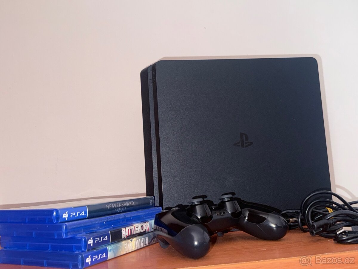 Ps4 Slim Top Stav / 4 hry - 2